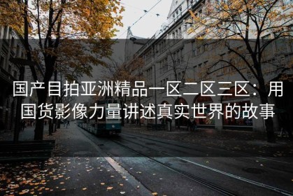 国产目拍亚洲精品一区二区三区：用国货影像力量讲述真实世界的故事