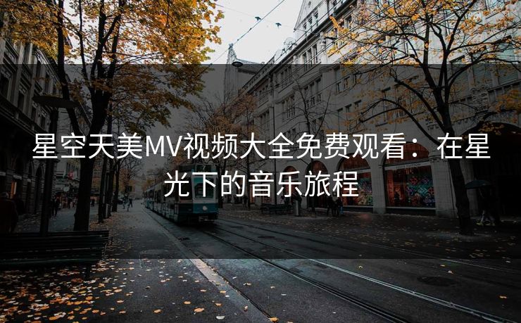 星空天美MV视频大全免费观看：在星光下的音乐旅程
